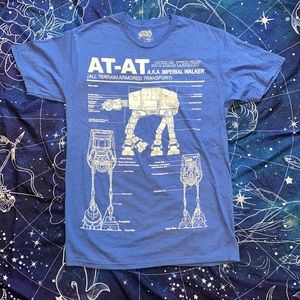 Star Wars T-Shirt Blue Medium